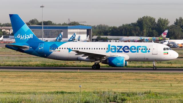 9K-CAJ:Airbus A320-200:Jazeera Airways